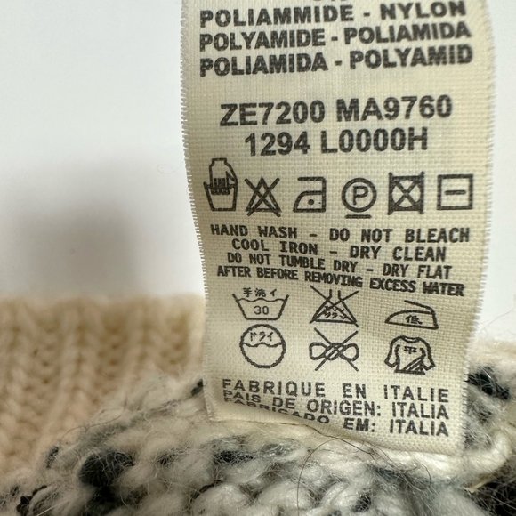 sold @ ebay ~ Miss Sixty Cardigan Sweater Wool & Mohair - Made in Italy - Picture 8 of 10